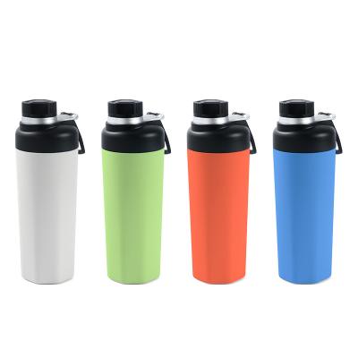 China Stocked 18 Ounce Sport Thermos Outdoor Mug Insulated Water Bottles With Stainless Steel Body And Ceramic Coating for sale