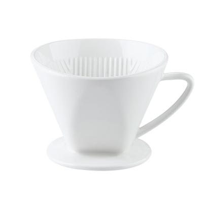 China China Sustainable Factory Reusable Coffee Dripper Pour Over Porcelain Coffee Set for sale