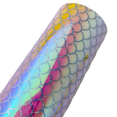 China Cut and Decorate Pattern Holographic Opal Vinyl Rainbow Pattern Vinyl for sale