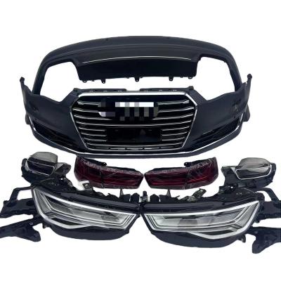 China Fiber Glass Hot sale of old German upgraded new kit External accessories for Audi A6 bumper 2013-2016 for sale