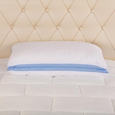 China Anti Dust Mite Double Layer Silence Down-alternative Microfiber Bedding Pillow for sale