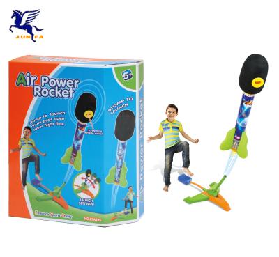 China Outdoor Game EVA Foam Rocket Toys Soar Air Compressor Sports Toy For Kids With - 15876 for sale