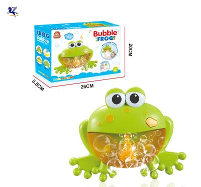 China 3+ Hot Selling Amazon Bubble Frog Machine Toy Funny Frog Bath Toy For Kids for sale