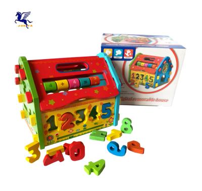 China Intelligence Toy Multifunctional Geometry Wisdom Matching House Wz-11944 for sale