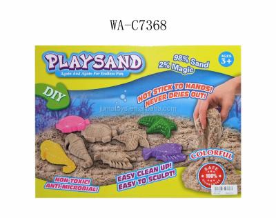 China mini indoor play sand beach toys magic sand for kids no sticks to hands and never dry out with - a C7368 for sale