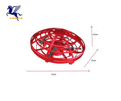 China Infrared Induction Intelligent Flying Saucer APP Control UFO Jet Vehicle Suspension Rotation Aircraft Toy Boys Gift for sale