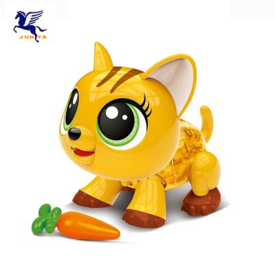 China Educational toys intelligent toys for children DIY build an electronic animal robot pet feeding after walking the new toy 2020 for sale