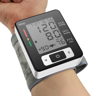 China 2*90 Sets Measurement Values ​​Memory Best Selling Product Smart Electronic Digital Wrist Blood Pressure Monitor Cuff Pulse Portable Home Use for sale