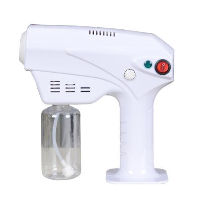 China Best-selling Amazon Hotel Blue Nano Light Cordless Sprayer Machine Cordless Atomizer Spray Gun for sale