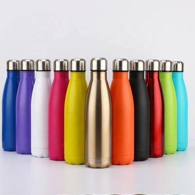 China Best Vacuum Stocked Insulated Stainless Steel Water Bottle 500ml Stainless Steel Insulated Water Sports Bottle for sale