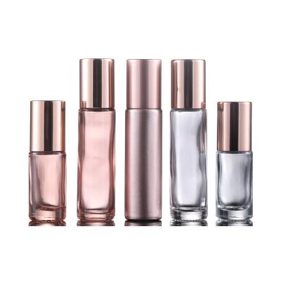 China Personal Care 5ml 10ml Essential Oil Glass Roll On Bottle Perfume Roll On Bottle Tube for sale