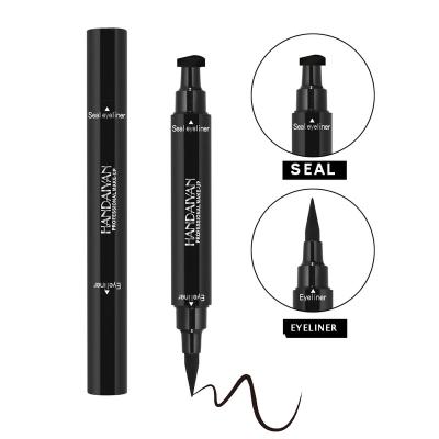 China OEM Waterproof Double Head 24 Hours Eye Liner Durable Pen Waterproof Liquid Eyeliner Pen for sale