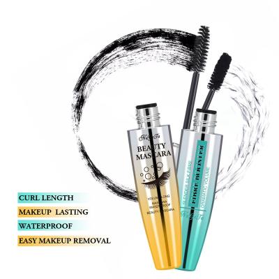 China Wholesale Custom Fiber Water Resistant Private Label 4d Mascara 1+1 Thick Water Resistant Extension Set for sale