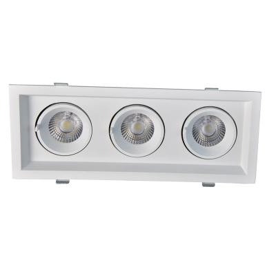 China Modern high quality aluminum die casting with gimbal directional adjustable cob led downlight for hotel or office for sale