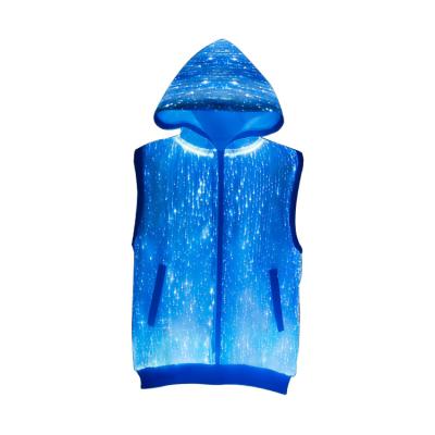 China Luminous Smart Luminous Fiber Optic Suit Jacket Led Casual Clothes For Men for sale