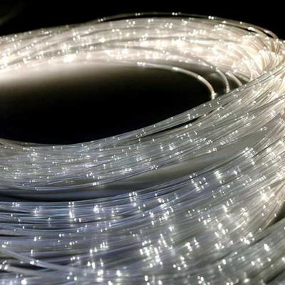 China Manufaturer 0.75mm Water Curtain Thin Fiber Optic With Dotting Lights for sale