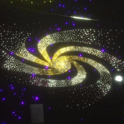 China Coloful Sports Stadiums LED Fiber Twinkle Star Sky DIY Ceiling Light Kit For Decoration for sale