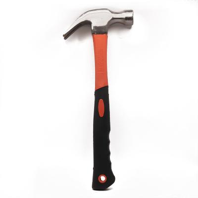 China 250G 500G 750G HOT SALE GK-E002 CLAW HAMMER fiberglass handle cheap price CLAW HAMMER for sale