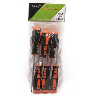 China Remove screws GK-C008 6pcs screwdriver set with orange/black handle for sale