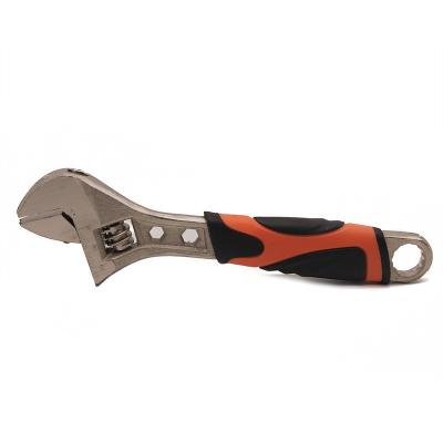 China GK-B002 45# Adjustable Carbon Steel Adjustable Wrench Double Color Multifunctional 6inch Socket for sale