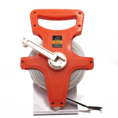 China GK-A012 50m Distance Fiberglass Tape Building Construction Gauge Measuring Tools for sale