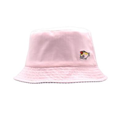 China Foldable Reversible Bucket Hat Kids Fishing Hat Factory Direct Sale Summer Breathable Shade Hats for sale