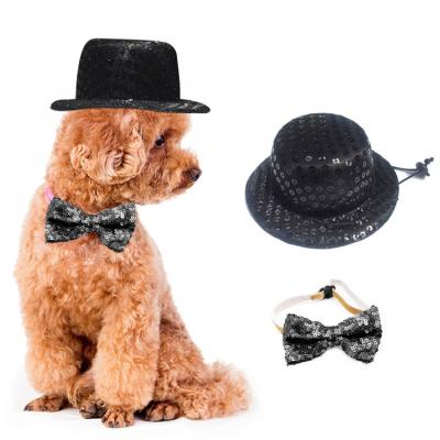 China Sombrero or Cat Pets Solidas Mini Hats Dogs Cats Gorras Animal Cap Topi Barkati Decoration Hat Wholesale Cozy Animal Happy Birthday for sale