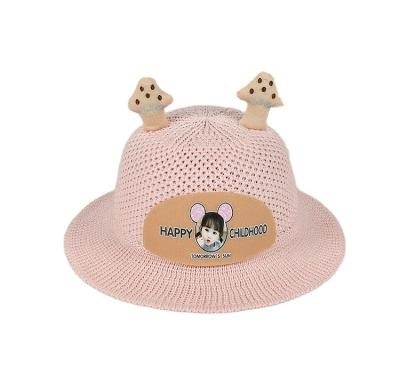 China Sun Fashion Playeros Baby Beach Hat Deer Cute Sombrero Verano Para Hat Kids Summer Foldable Breathable Sombreros Hats for sale