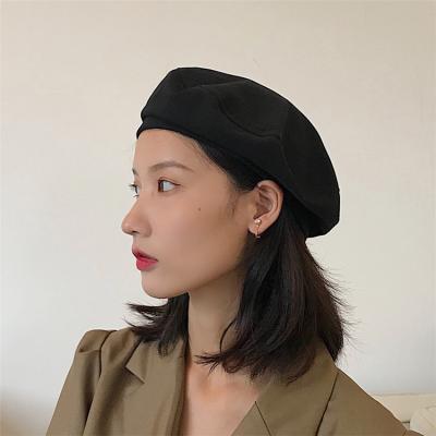 China New Design Character Beret Hat Female Accessories Berets Hat And Beanies for sale