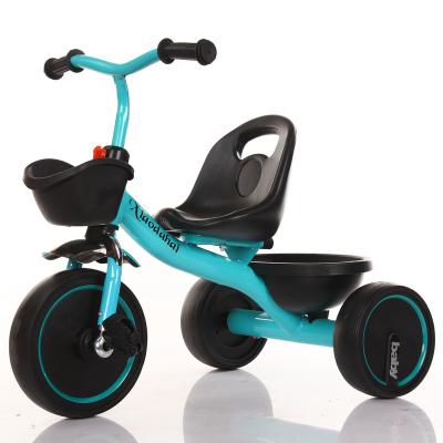 China 2 to 14 Years Various Steel Factory Sale Red/White/Blue/Light Blue/Green Unisex New Kids Steel Tricycle Bike for sale