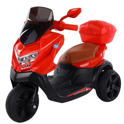 China Battery: Best-selling 6V4AH dual-drive one-button start electric children's three-wheeled motorcycle for sale