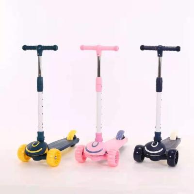 China Wholesale High Quality Adjustable Height Child Folding Pp/abs 3 Wheel Unisex Tricycle Scooter For Children for sale