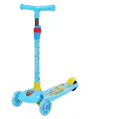 China 2022 Quality Price Suitable Foldable Adjustable Height Child Guaranteed Folding Tricycle Scooter Pp/abs For Kids Boys for sale