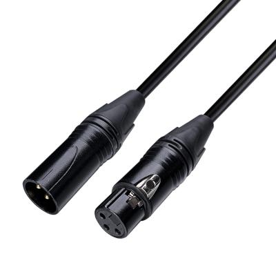 China Computer style wholesale 3 pin natural pvc xlr male to female xlr microphone cable for sale