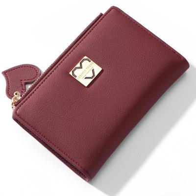 China From WEICHEN Young Waterproof Wallet Women Forever PU Leather Wallet Korean Ladies Pinch Fashion Zipper Wallet OEM for sale