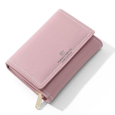 China Weichen Fashion Wallet Korea Style Money Waterproof Clips With PU Commissioner Classic Style Young Women High Quality Leather Wallet Forever for sale