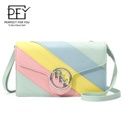 China High Quality WEICHEN WOMEN CROSS - BODY COLOR SOILD KOREAN CUTE FEMALE BAGS SHOULDER SLING BAG Fasion 2021 for sale