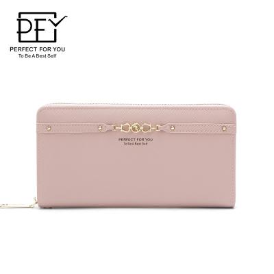 China NEW WEICHEN YOUTH waterproof HANDBAG FOREVER PERFECT FOR YOU HIGH QUALITY KOREAN LADIES WALLET FASHION LONG PURSE for sale