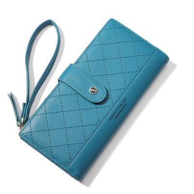 China Weichen Daily 2021 Forever Young Korea Custom Products Style Purse Luxury Ladies PU Leather Minimalist Wallet For Fashionable Women for sale