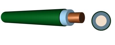 China Groene pvc Geïsoleerde Nylon In de schede gestoken Draad en Kabel BVN bvn-90 BVNVB Te koop