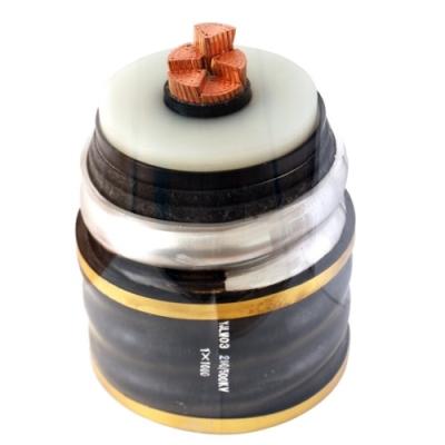 China Copper Conductor XLPE PVC Extra High Voltage Cables Underground for sale