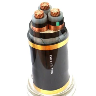 China Outdoor Copper High Voltage Electrical Cable XLPE Wire 3.6/6KV~26/35KV for sale