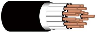 China Cable de transmisión multifilar Unarmoured de la baja tensión 0.6/1 kilovoltios, SABS 1507, 90ºC, envoltura de PVC-FR en venta