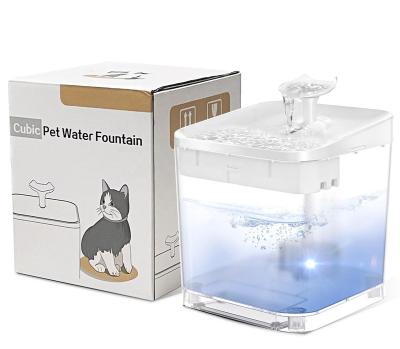 China Factory Wholesale Usb 2.2l Sustainable Electric Pet Dispenser Automatic Pet Cat Dog Water Fountain for sale