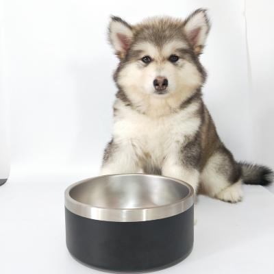 China Newest Sustainable Non-Slip Stainless Steel Dog Bowl 32 or 64 oz for Water or Food Dog Bowl for sale