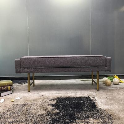 China Modern Modern Fabric Upholstered Bench For Living Room for sale