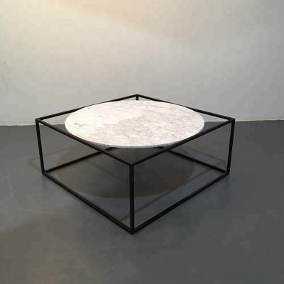 China Modern Stainless Steel Marble Coffee Table Accepted Customized for sale