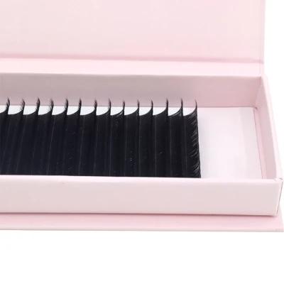 China Soft Handmade Classic Mink Eyelashes Volume Extensions Lashes Premade Silk Eyelash Extension One for sale