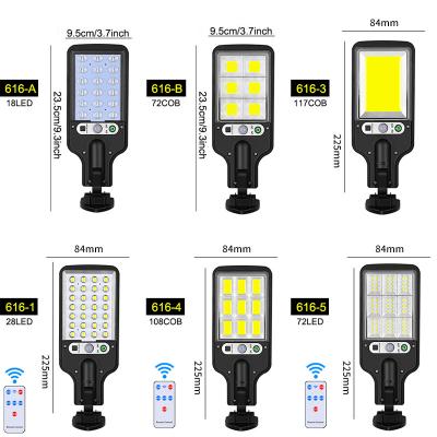 China Solar Powered LED Street Lights COB+SMD Outdoor Solar Lamp With 3