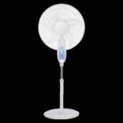 China Top Selling Hotel Fan Parts 12v 16 Inch/18Inch Electric DC Stand Fan With USB Jack Output And LED Lights for sale